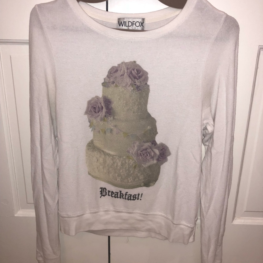 WILDFOX Wedding Cake Breakfast Sweater